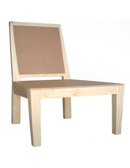 Silla de Madera Modelo Tapizado Especial