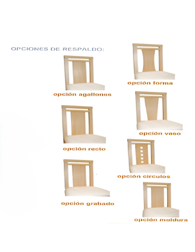 Silla de Madera Modelo Manila