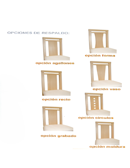 Silla de Madera Modelo Manila