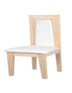 Silla de Madera Modelo Canarias Respaldo Pretapizado