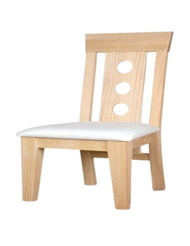 Silla de madera Modelo Oriente Alta Óvalos