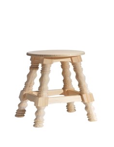 Taburete de Madera Modelo Taburete Torneado 75