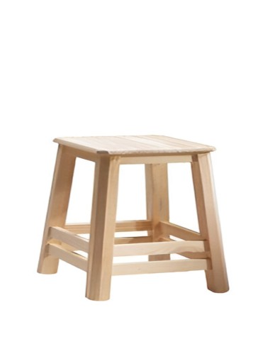 Taburete de Madera Modelo Taburete Chaflán 60
