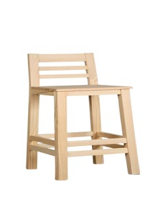 Taburete de Madera Modelo Taburete Respaldo 60