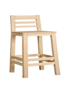 Taburete de Madera Modelo Taburete Respaldo 74