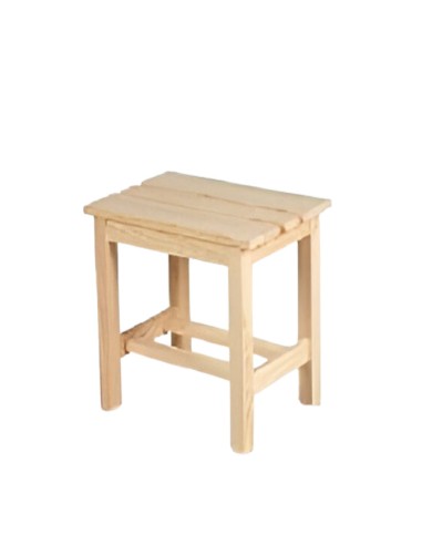 Banqueta de Madera Modelo Banqueta Duelas 55