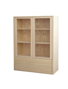 Vitrina de madera 2/P 2/C 1311