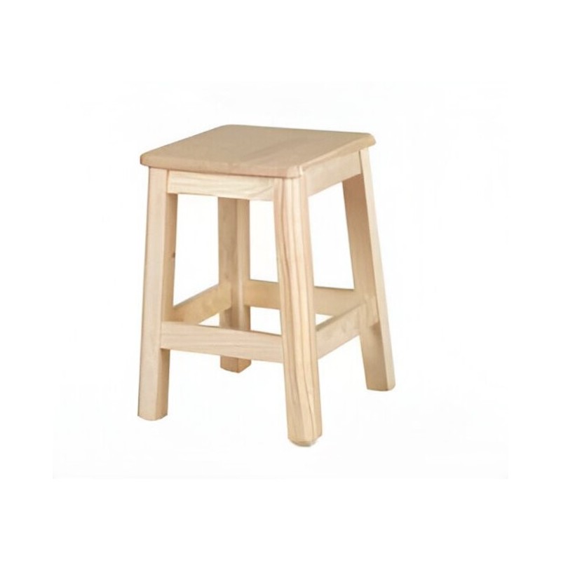 Taburete de Madera Modelo Taburete Chaflán 46