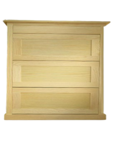 ZAPATERO 60cm RECTO, 2 Patas Abatibles 1Cajón