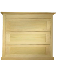 ZAPATERO 80cm RECTO 3 Puertas Abatibles 1 Cajón