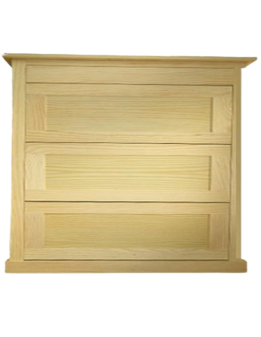 ZAPATERO 80cm RECTO 3 Puertas Abatibles 1 Cajón