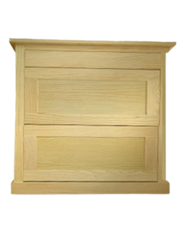 ZAPATERO 80cm RECTO 2 Puertas Abatibles 1 Cajón