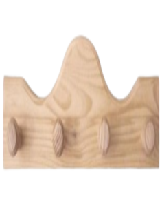 PERCHA PARED SIMPLE 3 POMOS