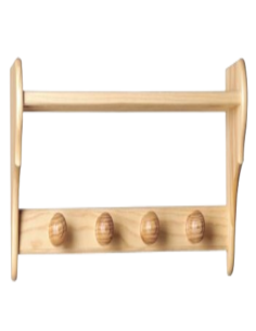 PERCHA PARED MACIZA SOMBRERERA 3 POMOS