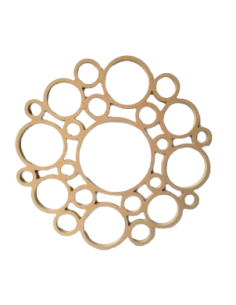 MARCO FIBRA CIRCULOS CM HUECO 24