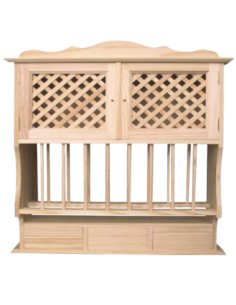 PLATERO 2 PUERTAS CELOSÍA CON 3 CAJONCITOS