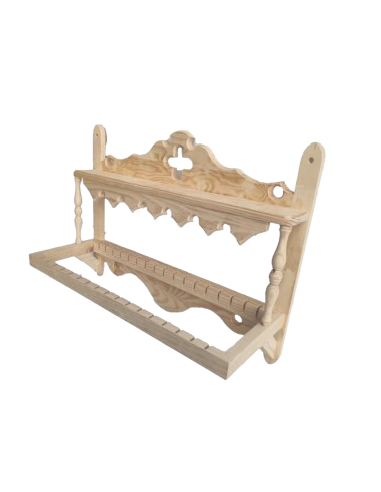 PLATERO MOD CRUZ CON REPISA DE 7 CM DE USO