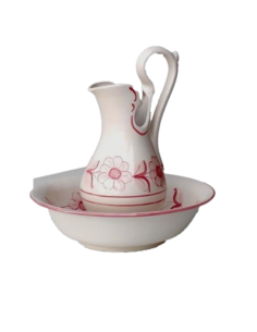 JUEGO CERAMICA JARRA Y PALANGANA