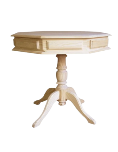MESA VELADOR OCTOGONAL DE 60 4 CAJONES