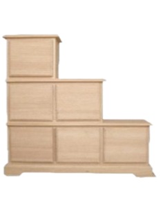 MUEBLE ESCALERA 6 CAJONES ALTO A LA DERECHA