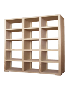 LIBRERO 3 CUBOS 15 HUECOS DE 31X31