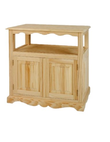 MESA TV 60 MACIZA 2 PUERTAS