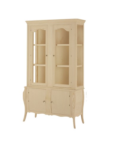 Vitrina de madera 2/P cristal 2/P madera 1171