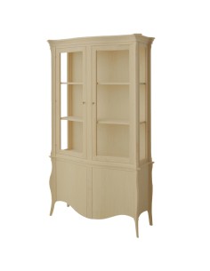 Vitrina de madera 2/P cristal 2/P madera 1202