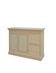 Mesa T.V. de madera 2/P 2/C 1023