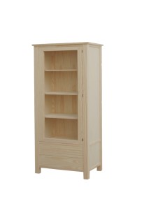 Vitrina de madera 1/P 2/C 1405