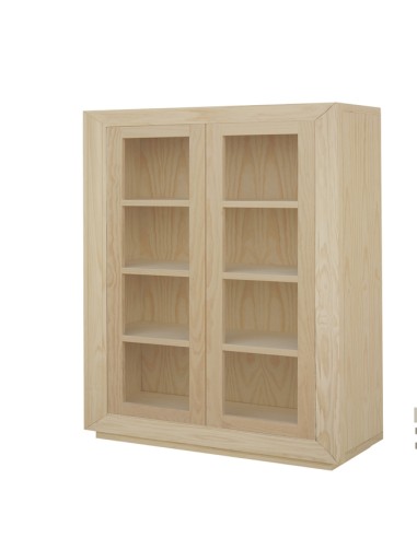 Vitrina de madera 2/P Palilleria 1344