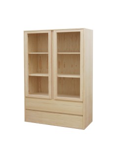 Vitrina de madera 2/P 2/C 1453