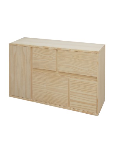 Mesa T.V. de madera 1/P 4/C 1457