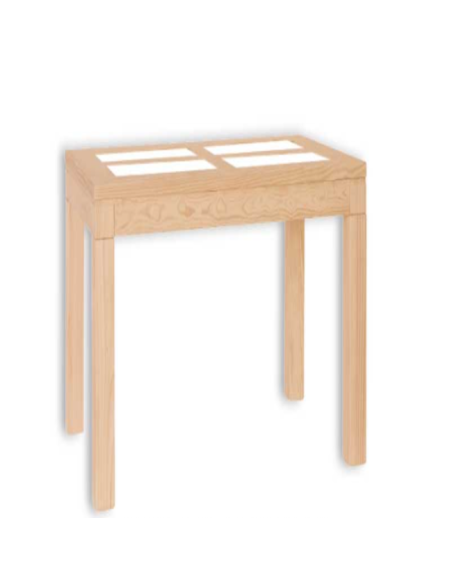 Mesa Centro Mexicana Fija 4 Cristales