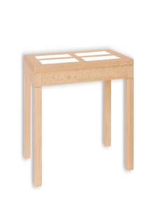 Mesa Comedor Mexicana Fija 4 Cristales