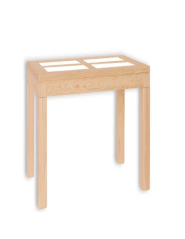 Mesa Comedor Mexicana Fija 4 Cristales